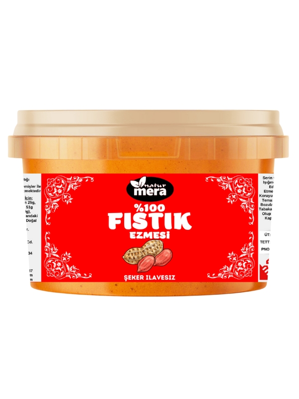 naturmera Şeker İlavesi Fıstık Ezmesi 500g