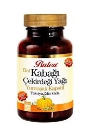 Balen Bal Kabağı Çekirdeği Yağı Yumuşak Kapsül 1380 Mg* 100