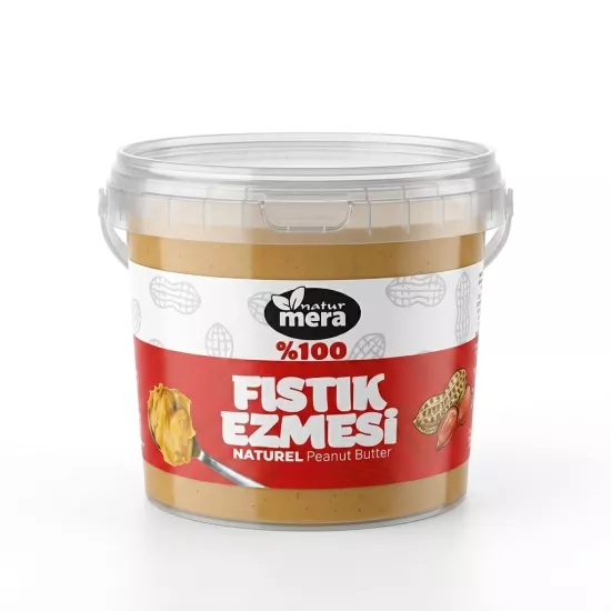 naturmera Şeker İlavesi Fıstık Ezmesi 500g