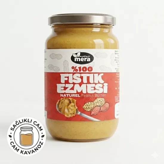 naturmera Şeker İlavesiz Fıstık Ezmesi 950g