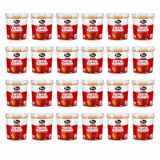 24 Adet Kavrulmuş Fıstık Ezmesi 1000g