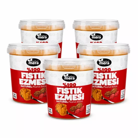 5 Adet Kavrulmuş Fıstık Ezmesi 1000g