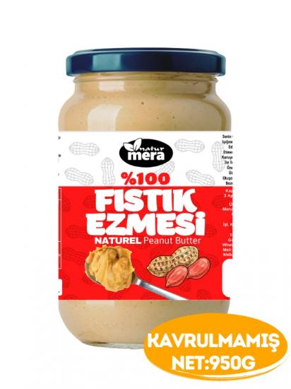 naturmera Şeker İlavesiz Kavrulmamış Fıstık Ezmesi 950g