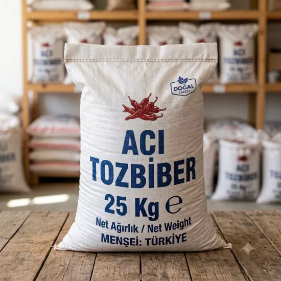 Acı Tozbiber 25 Kg