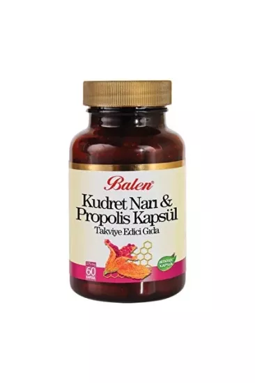 Balen Kudret Narı & Propolis Kapsül Takviye Edici Gıda