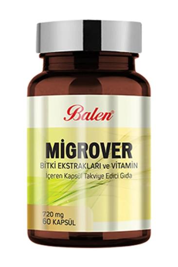 Balen Migrover Bitki Ekstraktları ve Vitamin İçeren Kapsül