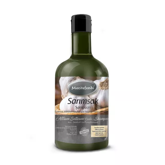 Mecitefendi Sarımsak Şampuan 400 Ml Saç Dökülmesine Ve Kepeğe Karşı Bitki Özlü Şampuan